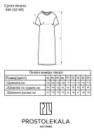 Wykrój 346 sukienka-T-shirt damska