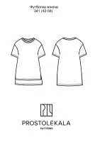 Pattern 341 oversized t-shirt for women