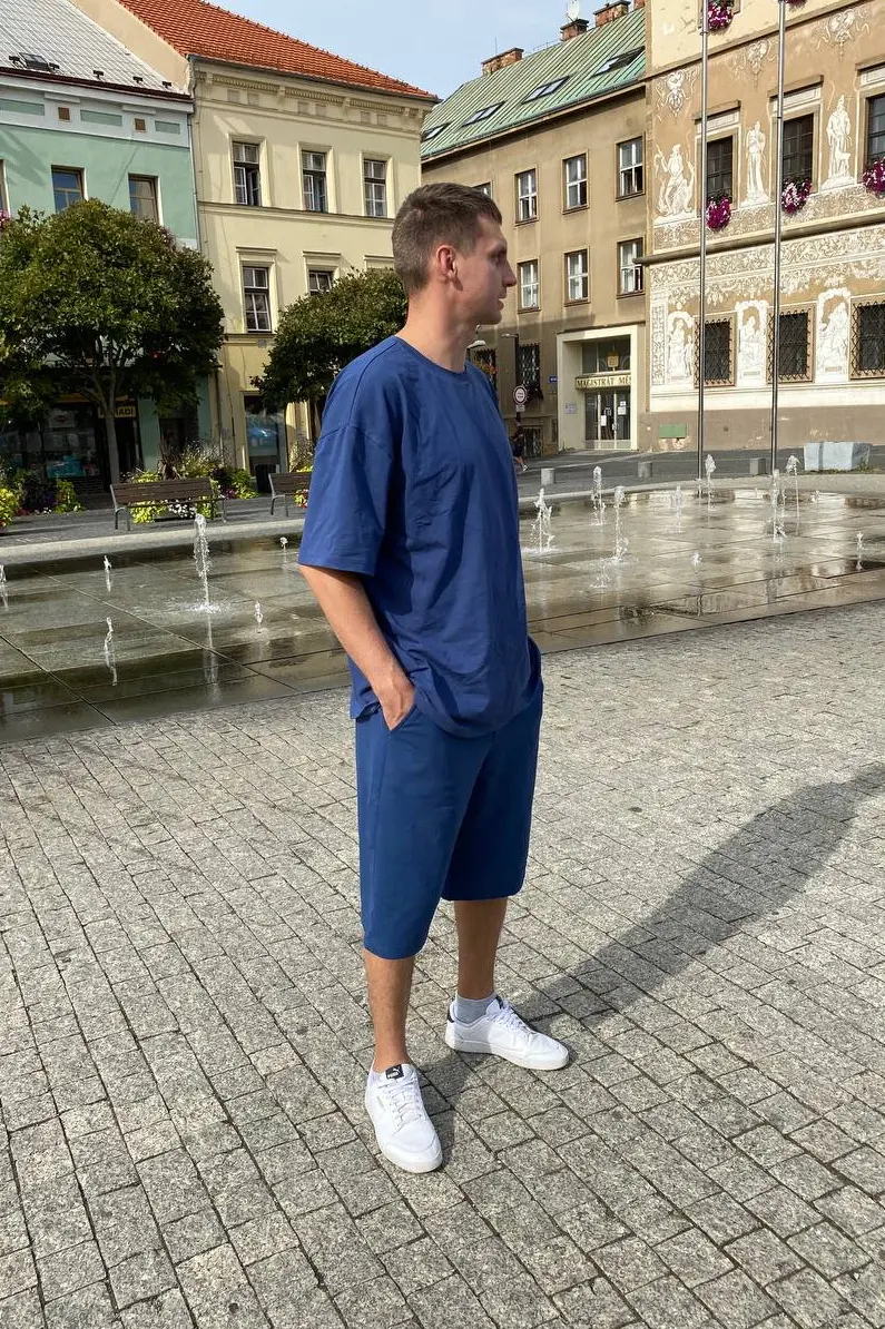 Wykrój 2002 T-shirt oversize męski