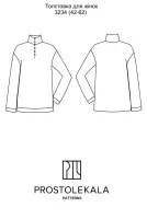 Wykrój 3234 bluza damska
