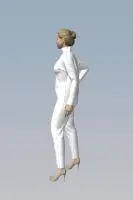 Wykrój 3155 sweter damski
