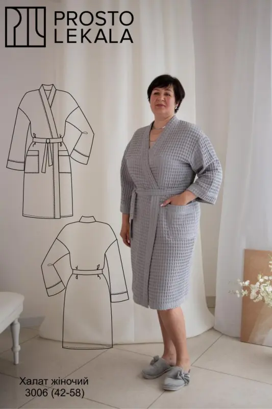 Pattern 3006 women's robe