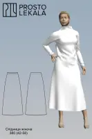 Pattern 380 skirt for women