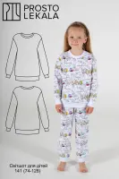 Wykrój 141 sweatshirt dziecięcy