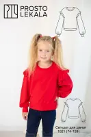 Pattern 1021 sweatshirt for girls