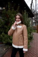 Выкройка 3232 куртка дубленка для женщин