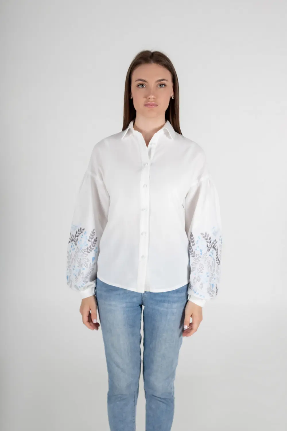 Pattern 3120 embroidered blouse for women
