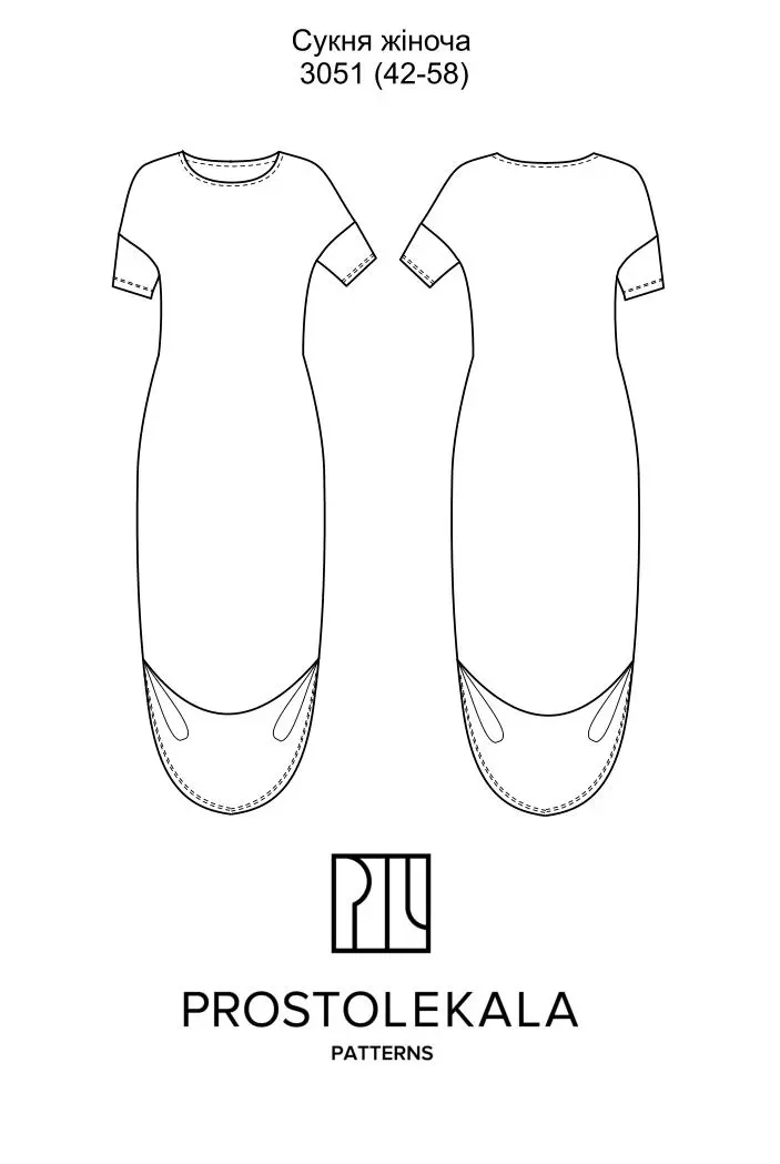 Pattern 3051 dress for women