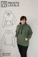 Wykrój 302 hoodie damskie