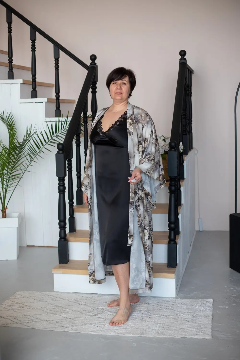 Wykrój 3015 szlafrok kimono damski