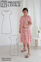 Выкройка 3052 платье для женщин