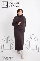Выкройка 3169 худи для женщин