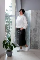 Pattern 3034 Eco-leather sundress for women