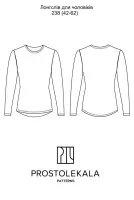 Wykrój 238 longsleeve męski