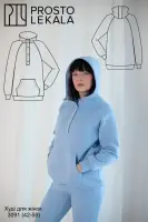 Wykrój 3091 hoodie damskie