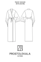 Wykrój 3015 szlafrok kimono damski