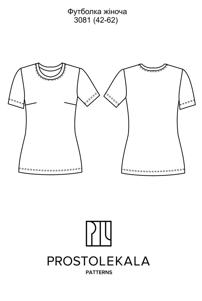 Wykrój 3081 T-shirt damski
