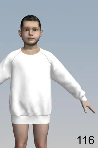 Pattern 178 hoodie for children