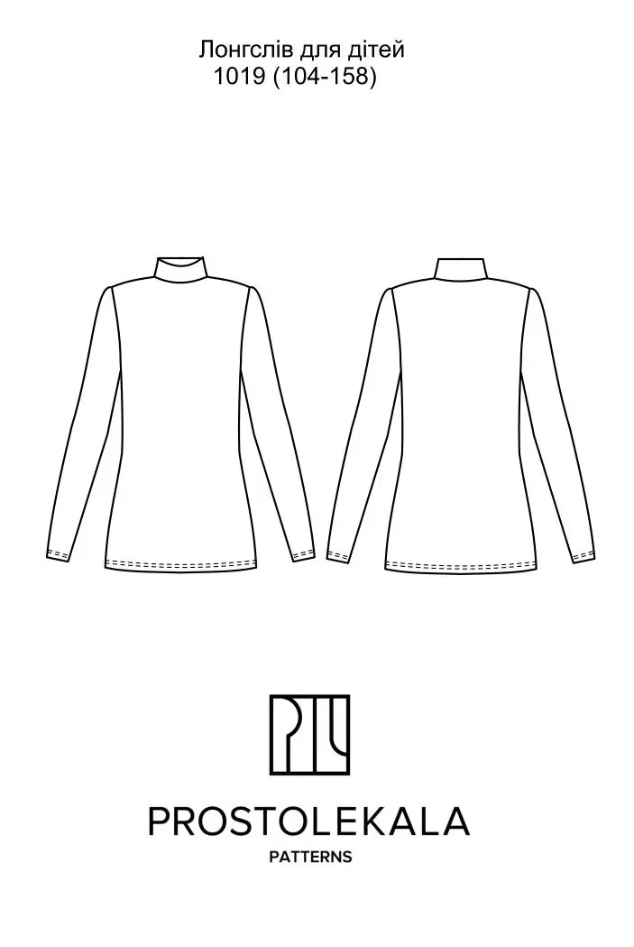 Pattern 1019 Longsleeve for Children