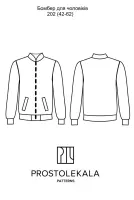 Pattern 202 men's bomber jacket