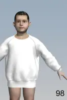 Pattern 178 hoodie for children