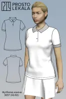 Выкройка 3057 футболка поло для женщин