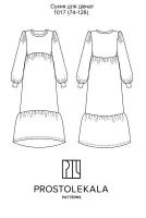 Pattern 1017 dress for girls