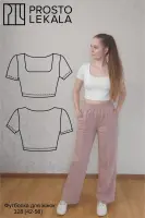 Pattern 328 crop t-shirt for women