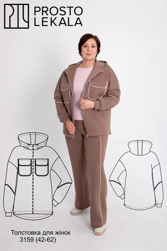 Pattern 3159 sweatshirt for women