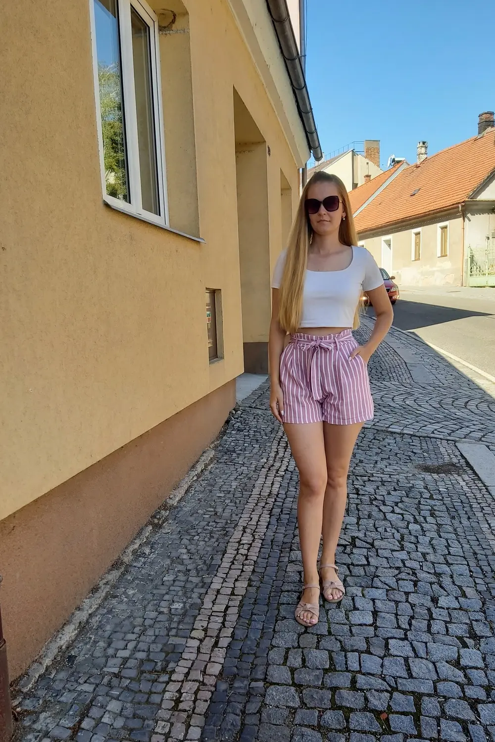 Pattern 328 crop t-shirt for women