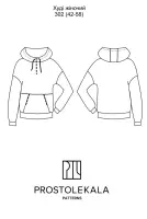 Wykrój 302 hoodie damskie