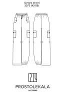 Pattern 3073 women's cargo pants