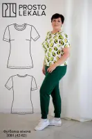 Wykrój 3081 T-shirt damski