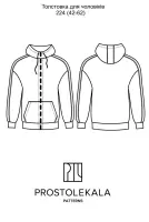Wykrój 224 bluza męska