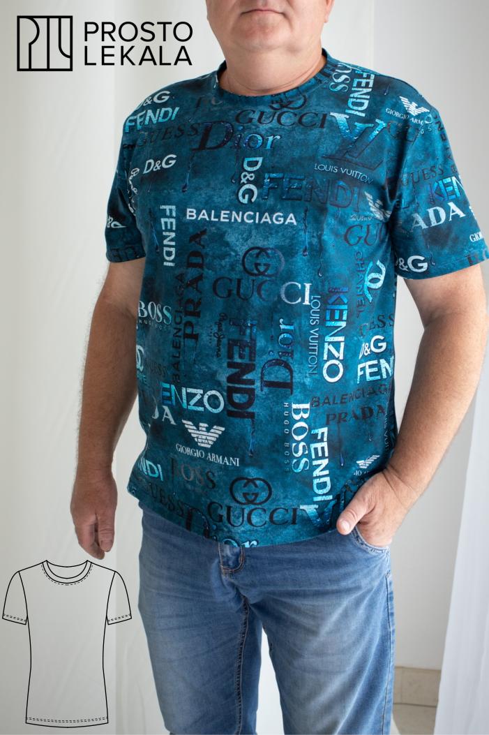 Викрійка 207 футболка для чоловіків &mdash; приклад виробу