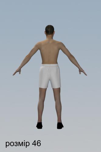 Викрійка 208 труси для чоловіків &mdash; ілюстрація моделі